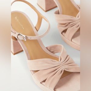 Reformation Maize platform block heel